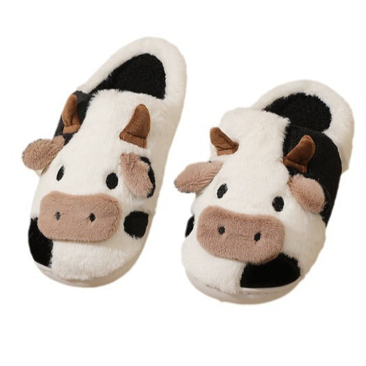 Moozy Slippers Cow