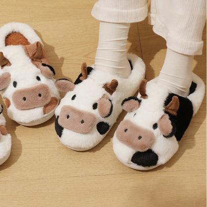 Moozy Slippers Cow