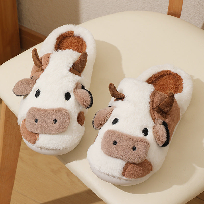 Moozy Slippers Cow