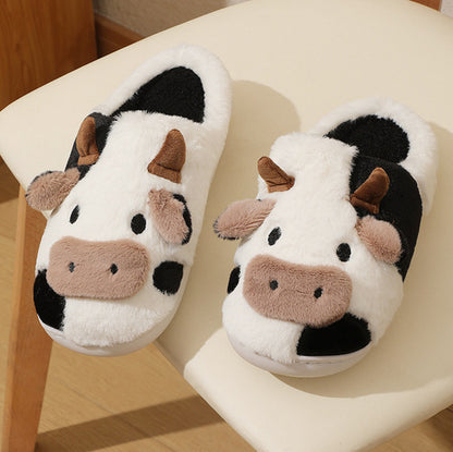 Moozy Slippers Cow