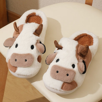Moozy Slippers Cow