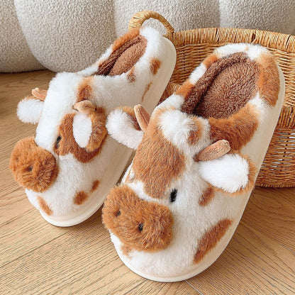 Moozy Slippers Cow V2